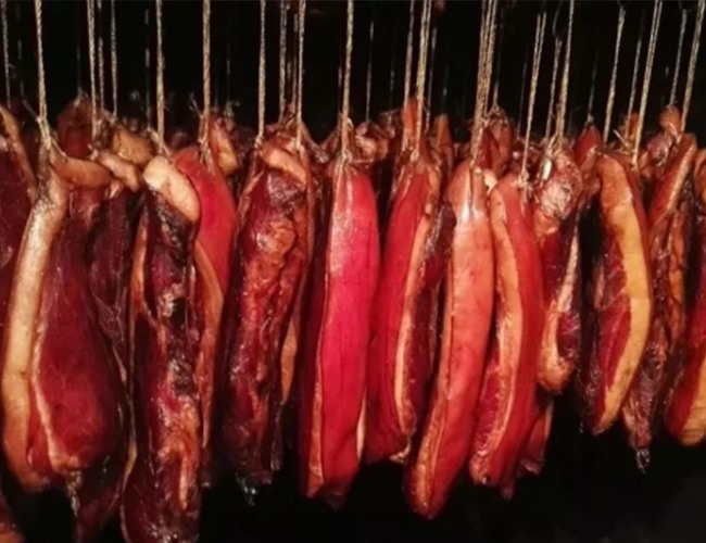煙熏爐之川式臘肉生產工藝